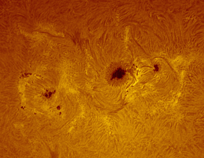 Хромосфера Солнца gif