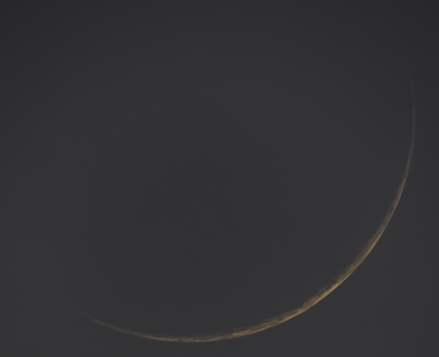 Неомения после затмения: 34 часа, 2,3% (30.03.25, 19:20 Мск)