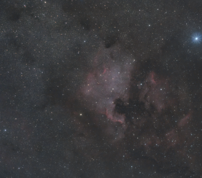 Переобработка NGC 7000 (Cеверная Америка), IC 5070 (Пеликан)