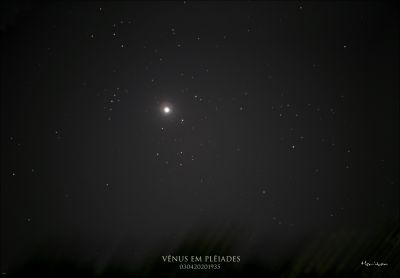 Vênus em Pleiades (M45)
