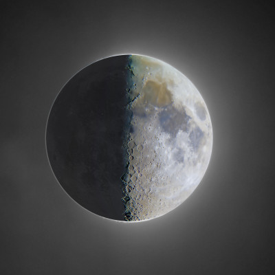 HDR Moon - Astrophotography