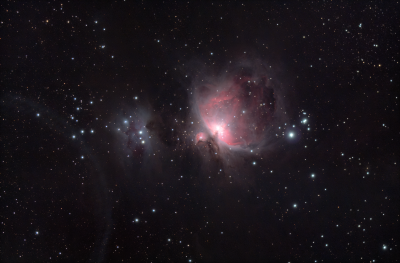 M42 туманность Ориона и NGC 1977 Бегущий человек