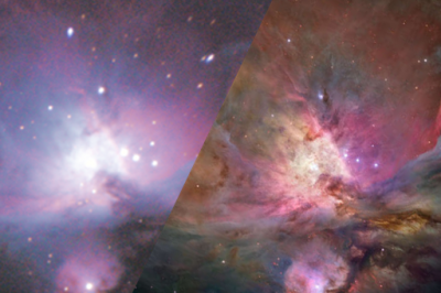 M42 - Orion nebula my photo VS Hubble 