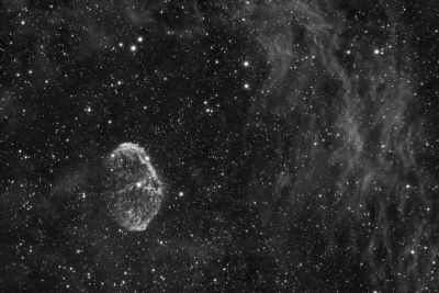 Полумесяц в облаках