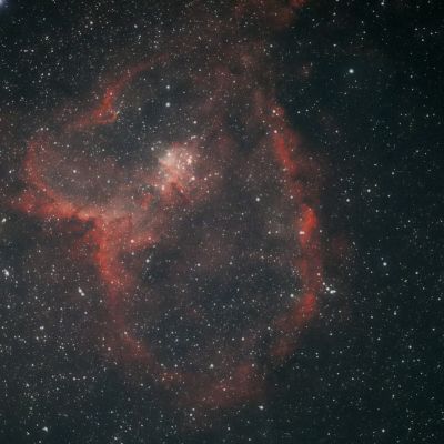 Туманность IC 1805, сердце