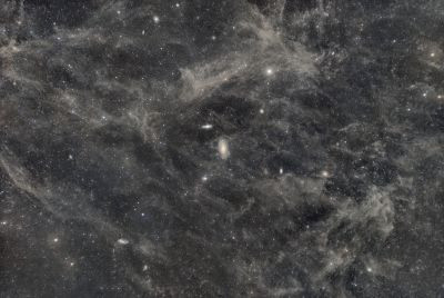 Integrated flux nebulae in Ursa Major - Astrophotography