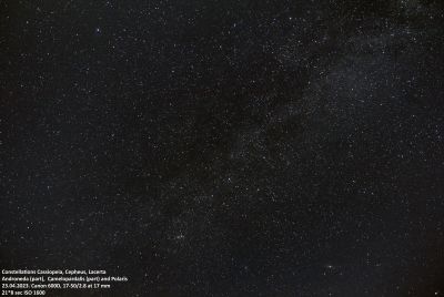 Cassiopeia, Cepheus and surroundings