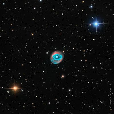 Abell 78 в фильтрах Ha и OIII