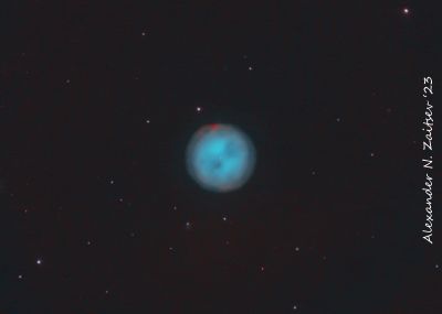 Туманность Сова (Owl Nebula)  M97 в фильтрах Ha и OIII