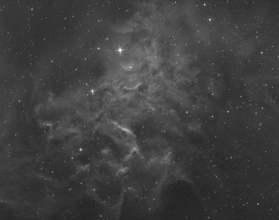 Flaming Star nebula 