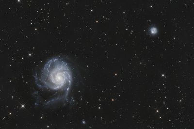 M101 with a companion - Astrophotography