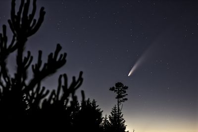 COMET C/2020 F3 NEOWISE over Macclesfield Forest