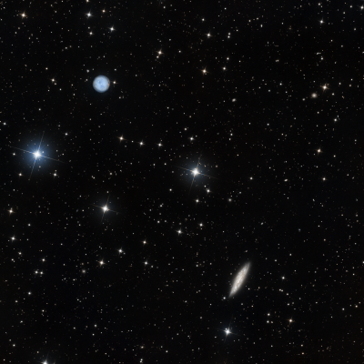 M 97 (Туманность Сова) и M 108