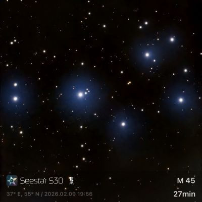 Pleiades (M45) - Seestar S30 - Astrophotography