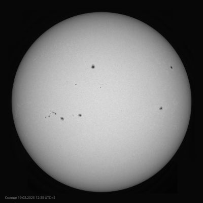 Солнце 12:35 19.02.2025 г. 