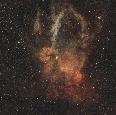SH2-157 - The Lobster Claw Nebula, RASA 8", 3 hrs - Astrophotography