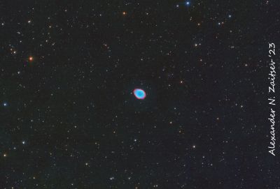 M57 (Ring Nebula) in RGB