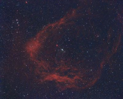 SH 2-129 The Bat has swallowed the squid - Astrophotography