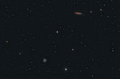 M 97 ("Туманность Сова") и M 108 