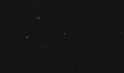 Туманность m 97 и галактика m 108