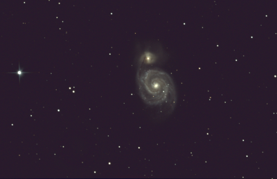 M51 – Галактика водоворот 01.09.2024