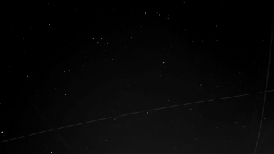 Трек от пролета МКС