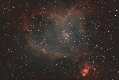 IC1805. Туманность Сердце.