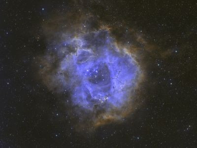 The Rosette Nebula (NGC 2238) in an HSO palette - Astrophotography