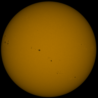 Солнце в континууме 17.05