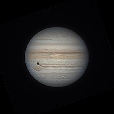 Юпитер 13.07.2021 01:57 МСК, БКП и тень Каллисто