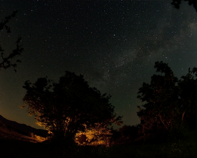 Под ночным небом или посиделки у костра
