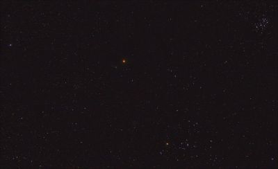 Соединение кометы С/2022 Е3 с Марсом 11 февраля 2023 г. 