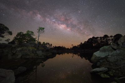 Лагуна в парке Mexiquillo, Мексика