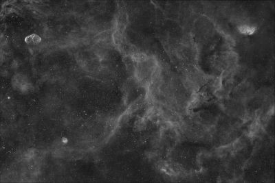 NGC6888+SH2-101 Samyang135+2600ms_Hydrogen - Astrophotography