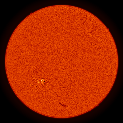 2020.06.08 Sun Full Disk H-Alpha (color)