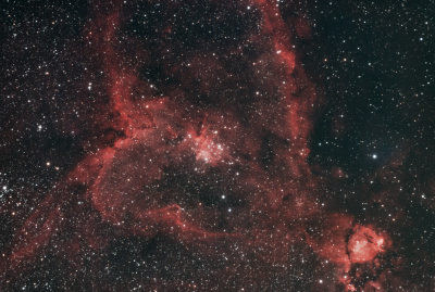Туманность Сердце (IC 1795,IC 1805,IC 1824, Sh2-190)