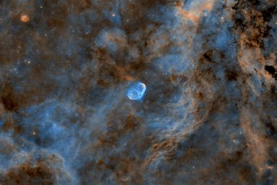 NGC 6888 - wide field around Crescent nebula