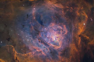 Heart of M8 Lagoon Nebula