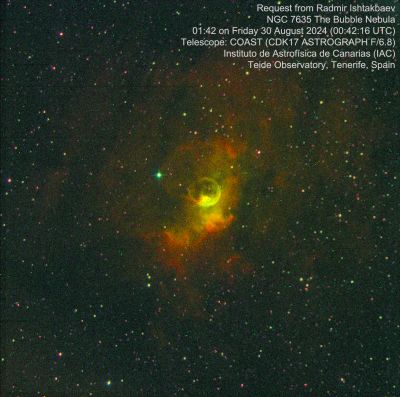 NGC 7635 - The Bubble Nebula