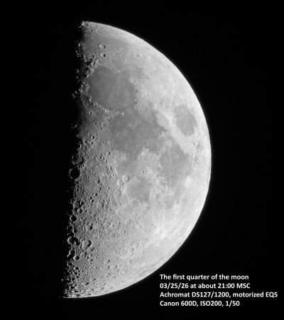 First Quarter - Astrophotography
