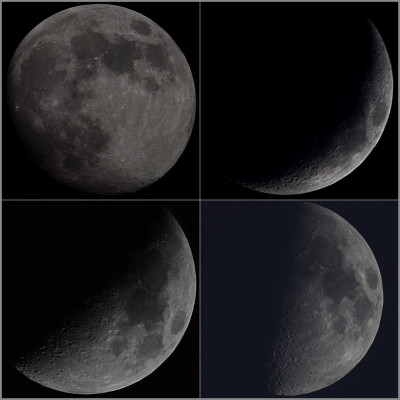 The Moon in January 2026 (Moscow) - Astrophotography