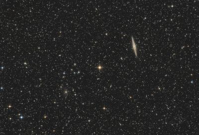 NGC 891 & Abell 347