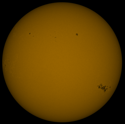 Солнце в континууме 11.05