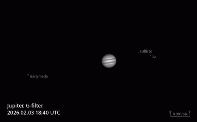 Jupiter & moons - Astrophotography
