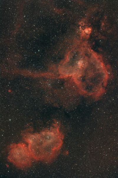 Tумaннocти Душa и Cepдцe — IC 1805 и IC 1848