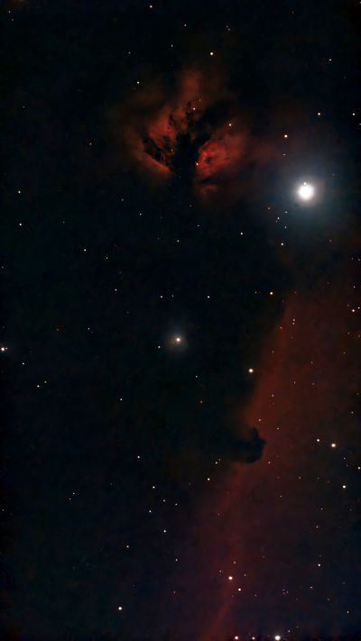 The Flame Nebula and the Horsehead Nebula - Astrophotography