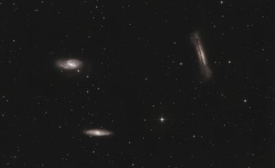 The Leo Triplet / M65 + M66 + NGC 3628 - Astrophotography
