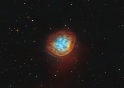 Редкая SH2-290 в палитре Foraxx Ha+OIII