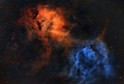 Sh2-132  Туманность Лев 