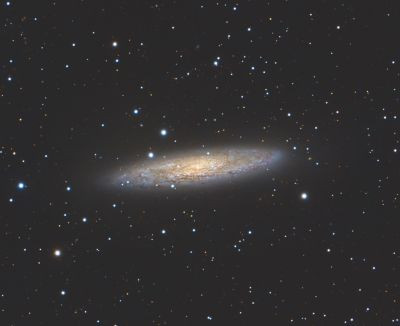 NGC253 Галактика Скульптор, Серебряная монета